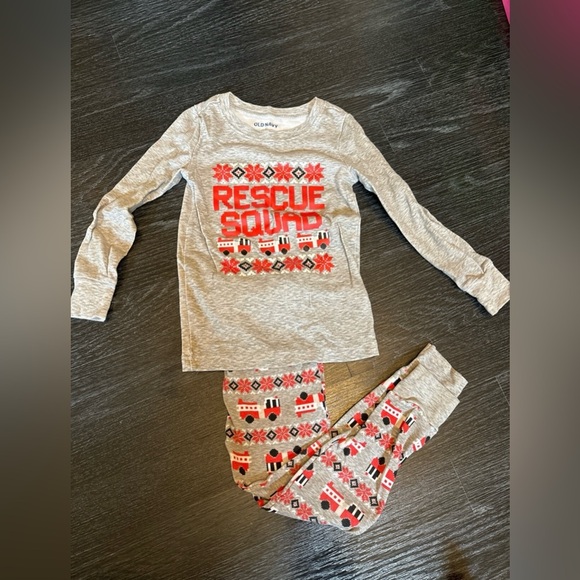 Old Navy Rescue Squad Winter Pajamas - Picture 1 of 3